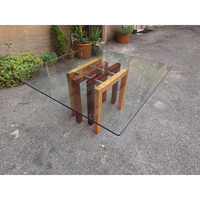 Vintage Dining Table in Veneered and Lacquered Wood by Giovanni Offredi, 1990s, in Very Good conditions. Designed 1990 to...