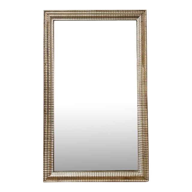 19th Century Traditional Silver Louis Philippe Mirror For Sale