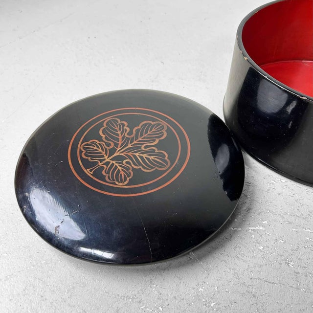 Japanese Urushi Chabako Tea Storage Box, 1920s For Sale - Image 9 of 18