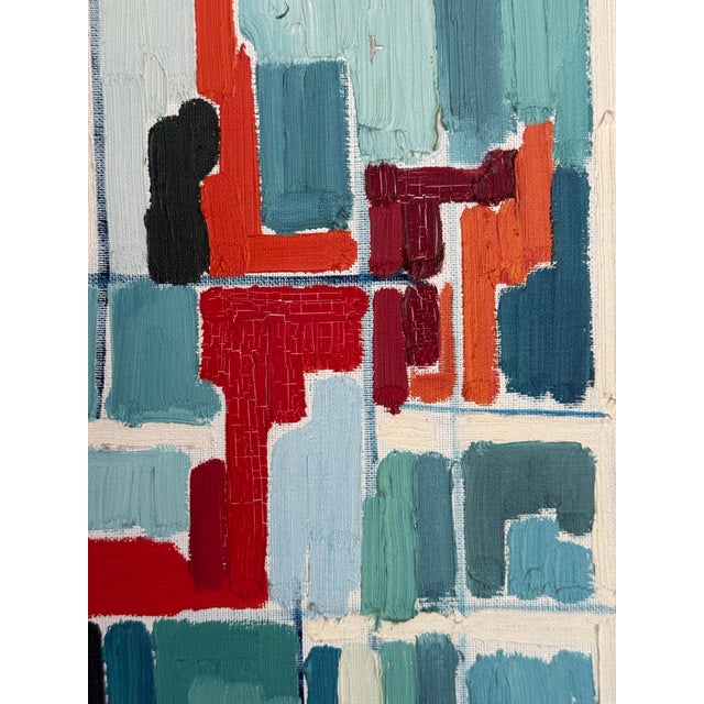 Vintage Abstract Expressionist Impasto Painting For Sale In Boston - Image 6 of 10
