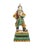 Green Large Old Chinese Sancai Glazed Pottery Ming Guardian Warrior Figure Statue For Sale - Image 8 of 9