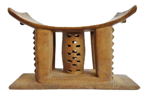Original Antique Asante African Chief Stool