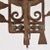 Brown 1930s French Fleur-De-Lis Pendant Lamp Forged Iron and Steel Mexico For Sale - Image 8 of 11