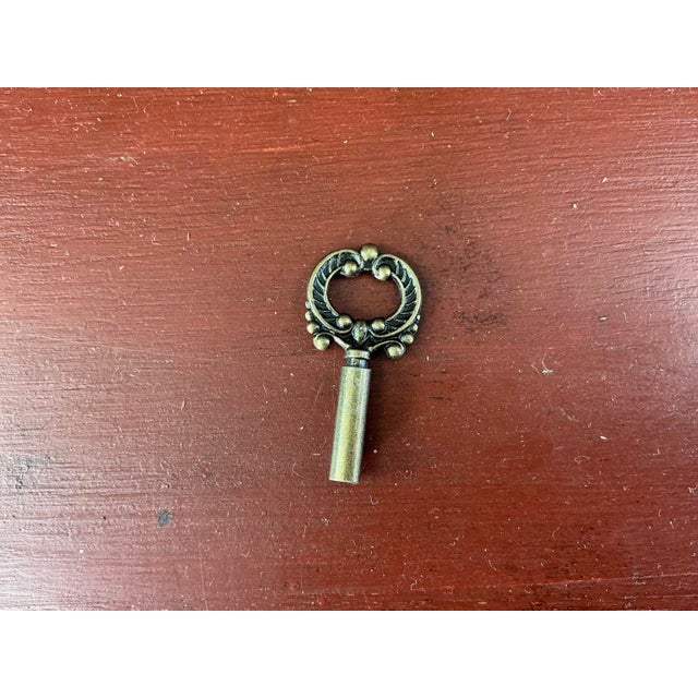 1940s French Louis XV–Style Hand-Painted Secretary Desk by Desbordes, Paris — Provenance Louis Louis Antiques, Greenwich For Sale - Image 11 of 16