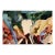 Abstract Acrylic on Canvas, Mid 20th Century For Sale