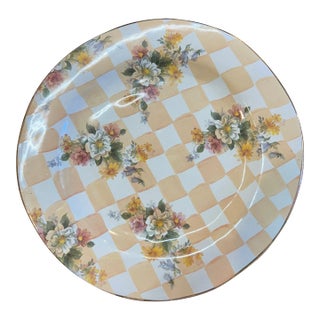 McKenzie Childs Terracotta Plate For Sale