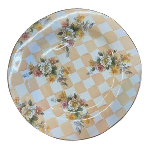 McKenzie Childs Terracotta Plate