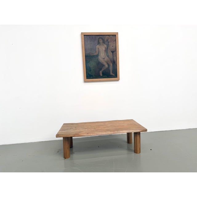1950s Brutalist Free-Form Coffee Table in Oak, 1950s For Sale - Image 5 of 18