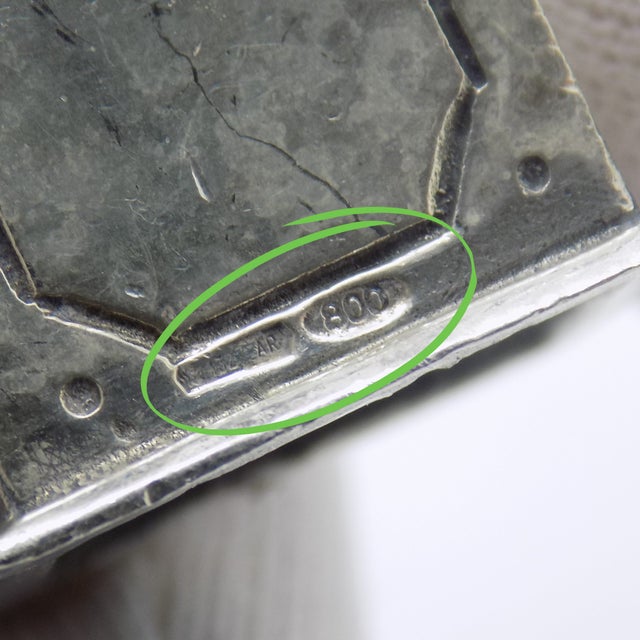 Metal Vintage Italian Handmade Silver Raspini Branded Grinder Dollhouse Miniatura, Made in Tuscany For Sale - Image 7 of 10