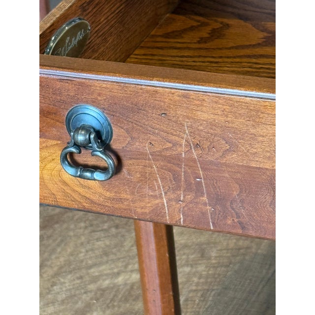Pair of Vintage Lexington Bob Timberlake Solid Cherry Two-Drawer End Tables / Side Tables - 26"w X 17"d X 25"h For Sale - Image 18 of 18