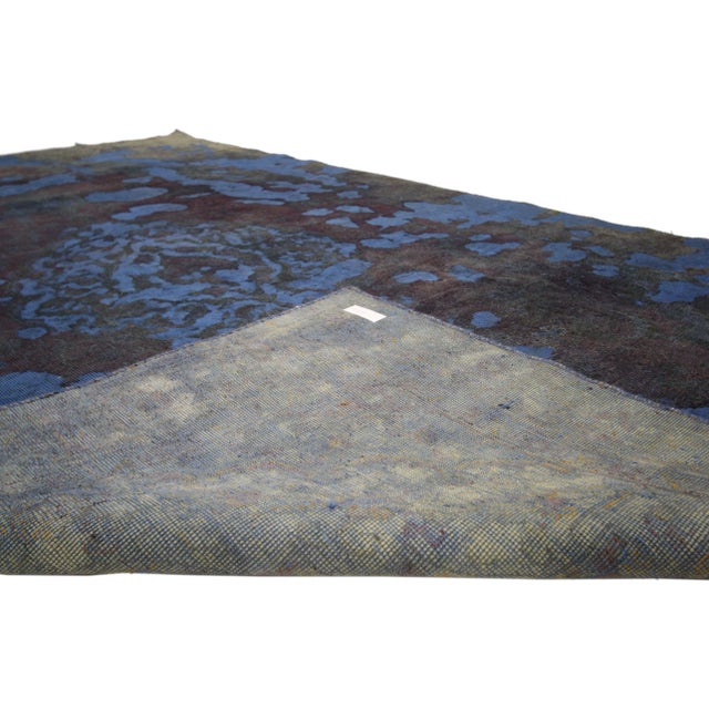 Vintage Turkish Overdyed Rug - 06'04 X 10'00 For Sale - Image 4 of 7