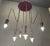 Red Brass Pendant Light from Stilnovo, 1950s For Sale - Image 4 of 10