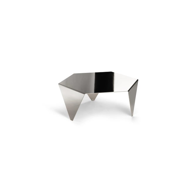 Contemporary Ruche Coffee Table in Black Nickel by Giorgio Ragazzini for VGnewtrend For Sale - Image 3 of 3
