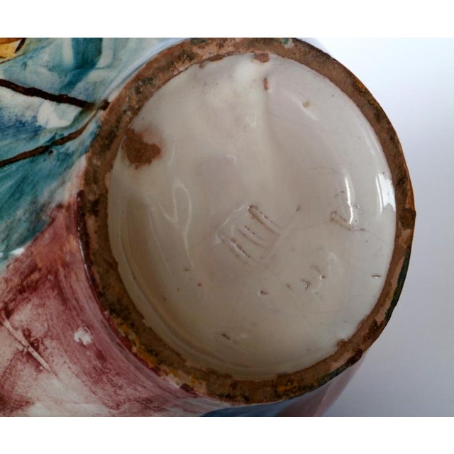 Ceramic Vintage Modern Italian Art Ceramic Pottery Vase, 1960s For Sale - Image 7 of 8