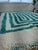 2020s Contemporary Teal Green Wool Moroccan Beni Ourain Rug For Sale - Image 5 of 17