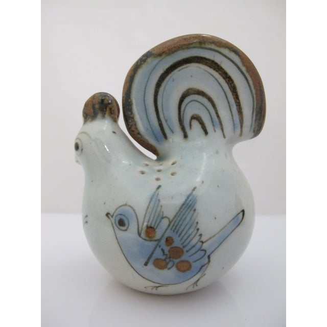 Blue 1960s Ken Edwards El Palomar Chicken Tonala Mexican Farmhouse Salt & Pepper Shakers - a Pair For Sale - Image 8 of 10