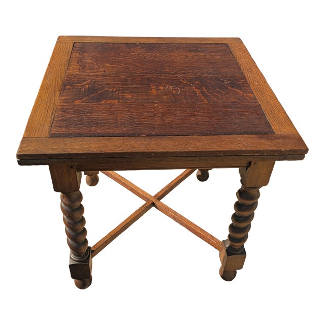 Antique Expanding Pub Kitchen Table For Sale