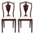 1930s Neoclassical Style Mahogany Side Chairs W/ Ram & Urn - Pair For Sale