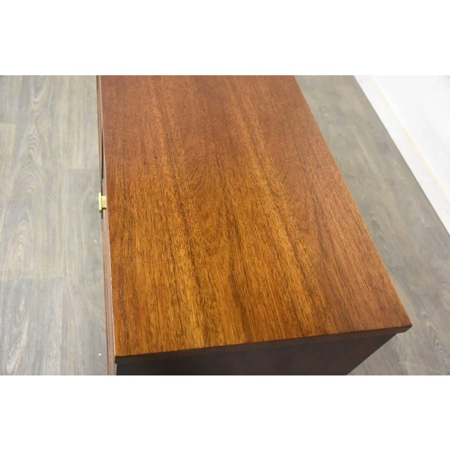 1960s Refinished Walnut Dresser by Bassett For Sale - Image 5 of 9