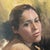 Vintage Soviet-Era Portrait of a Lady “Tanya” by A. Zuyev, Made in 1981 For Sale In Washington DC - Image 6 of 12