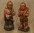 High Quality Pair of Hand Carved and Painted Solid Wood Figures
