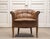 Art Nouveau Swedish Club Chair in Brown Leather, 1940s For Sale - Image 11 of 11