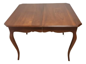 20th C Cherry French Country Provincial Dining Table Expandable