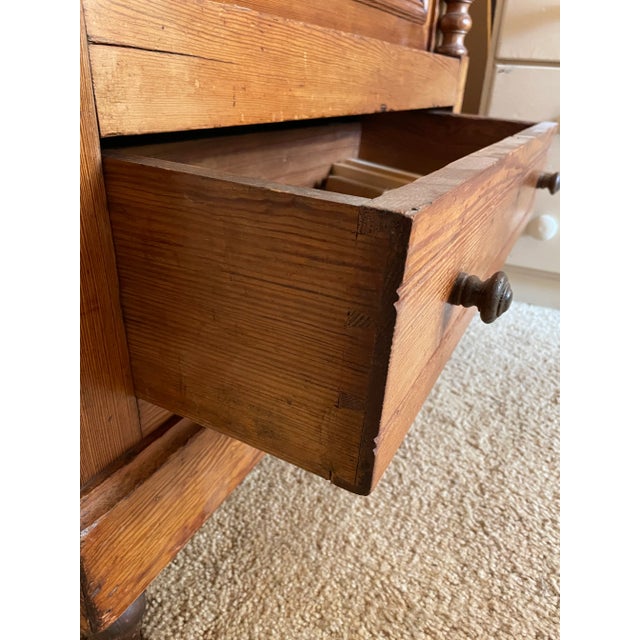 1900s French Pine Armoire For Sale In Monterey, CA - Image 6 of 13