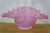 Late 20th Century 3 Fenton Cranberry Glass Opalescent Ruffled Clambroth Vase Basket Bowl Compote For Sale - Image 16 of 16