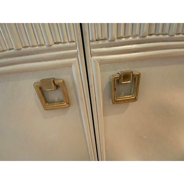 20th Century Bamboo Glass Door Cabinet For Sale - Image 11 of 11