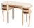 Louis XVI Style Cream Painted Kidney Shaped Desk For Sale
