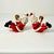 1950s Vintage Americana Boho Chic Whimsical Kick-Backed Santa Candle Holders - A Pair, Christmas For Sale - Image 4 of 11