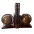This is a pair of Mid-Century Italian "Old World" spinning globe bookends. They feature classic 16th-century style...