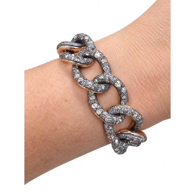 A striking Pomellato “Tango” bracelet, showcasing the Italian house’s signature blend of bold, sculptural design and...