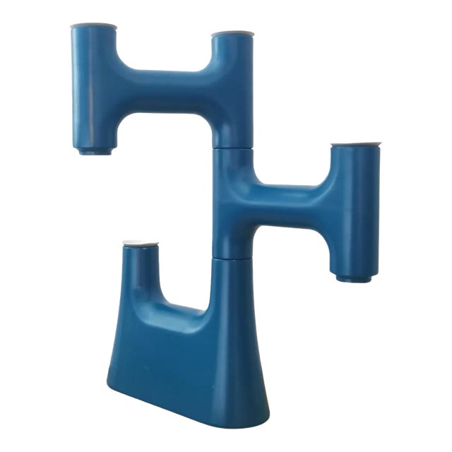 Ehlén Johansson Vintage Ikea Ps 2012 Candle Holder Blue Structural For Sale