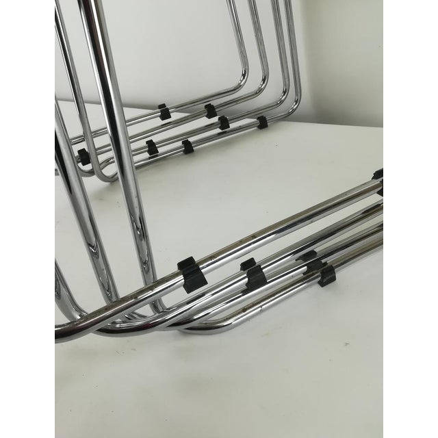 German Chairs Model Swing by Gerd Lange for Drabert, 1980s, Set of 4 For Sale - Image 9 of 15