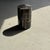 Black Side Table in Black Petrified Wood with Beige Stripes and Sides For Sale - Image 8 of 18