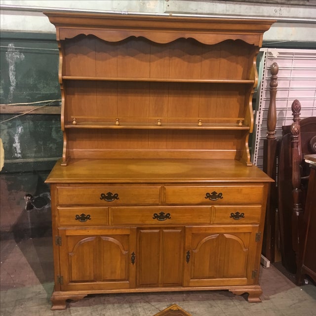 Vintage Kling Hoosier Style Maple Hutch Chairish