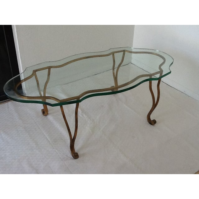 Vintage Iron GoldLeaf Coffee Table Chairish