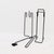 Minimalist Black Metal Fire Set Mace-Line attributed to Ann Maes, 1970s, Set of 5 For Sale - Image 10 of 13