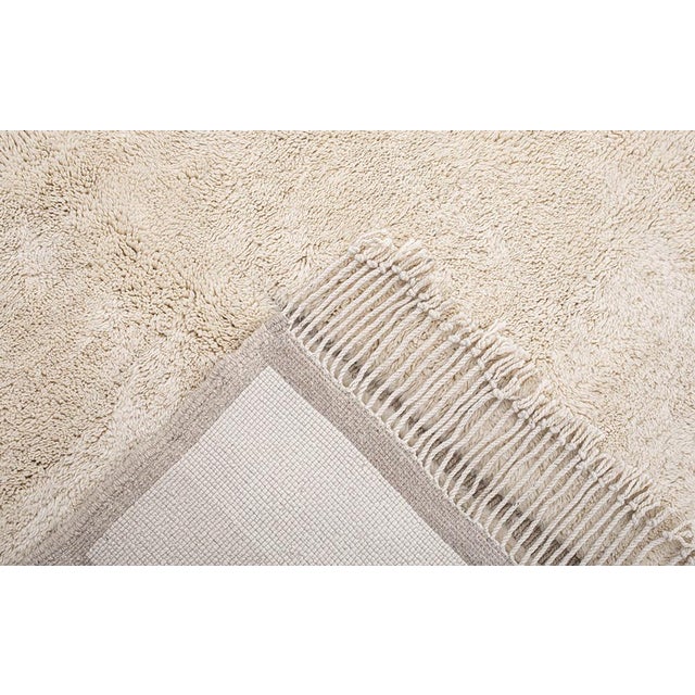 Contemporary Large Hand-Knotted Wool Rug by Azele Studio For Sale - Image 3 of 10