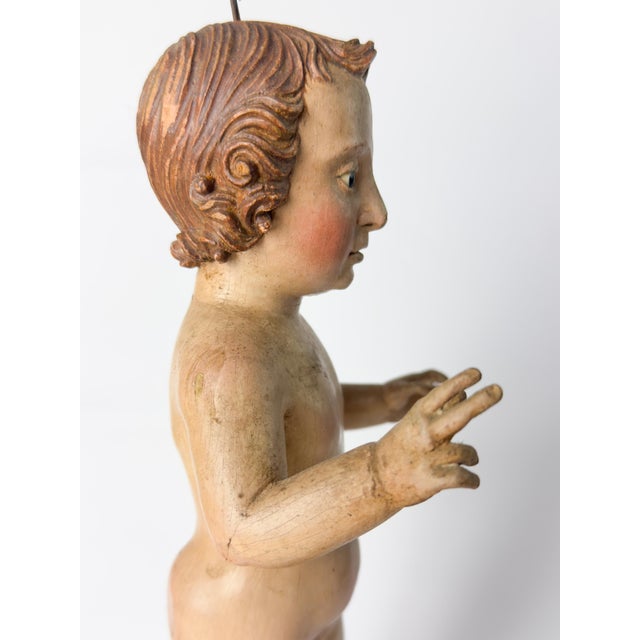 Flemish Mechelen Artist, Jesus Sculpture, 17th Century, Wood For Sale - Image 12 of 16