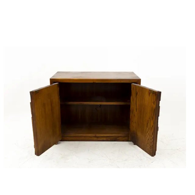 Paul Evans Style Lane Pueblo Mid Century Brutalist Nightstands, Pair For Sale - Image 11 of 17