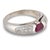 Bulgari 1980s Bvlgari Ruby Diamond 18k Yellow Gold Engagement Ring, Size 7 For Sale - Image 4 of 6