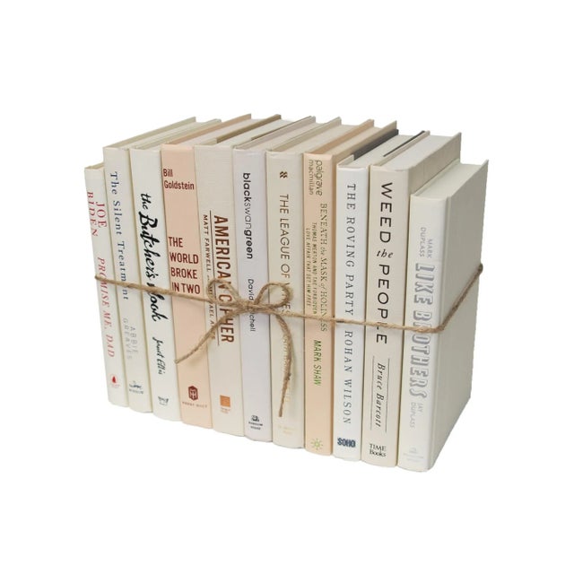 Early 21st Century Decorative Books - Beach Book Bundle - 1 Foot of Beige Books For Sale - Image 5 of 5