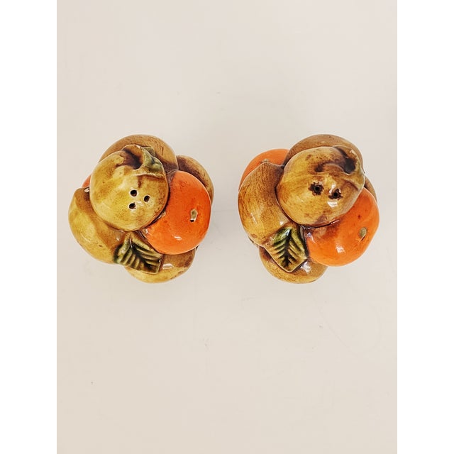 Vintage Inarco Japan Ceramic Salt & Pepper Shakers For Sale - Image 4 of 10