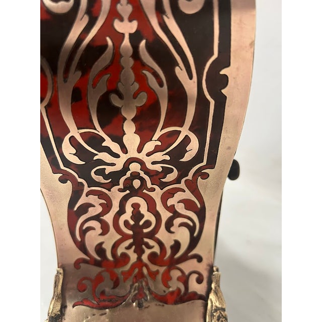 Napoleon III Cartel Clock in Boulle-Style Marquetry, 19th Century For Sale - Image 4 of 18