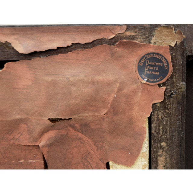 Portrait of Franklin Atwood Park, Vp of Singer Mfg. Co. By Arthur Trevethin Nowell For Sale - Image 11 of 11