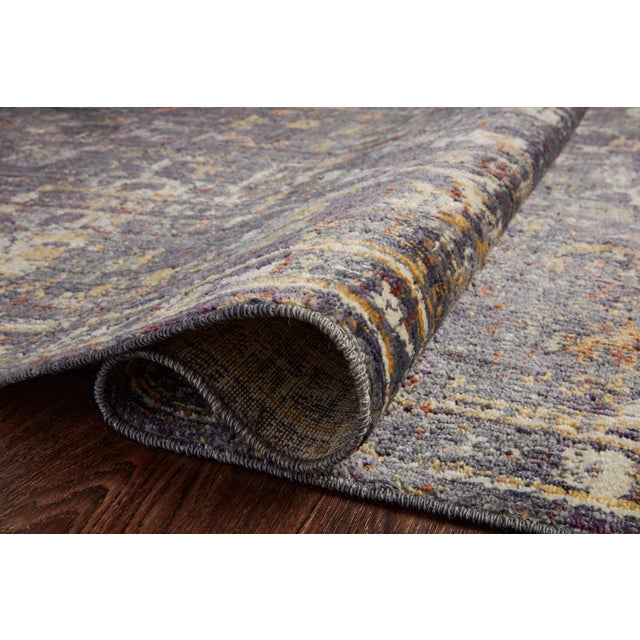 Traditional Chris Loves Julia x Loloi Rosemarie Graphite / Multi 7'-10" x 10' Area Rug For Sale - Image 3 of 6