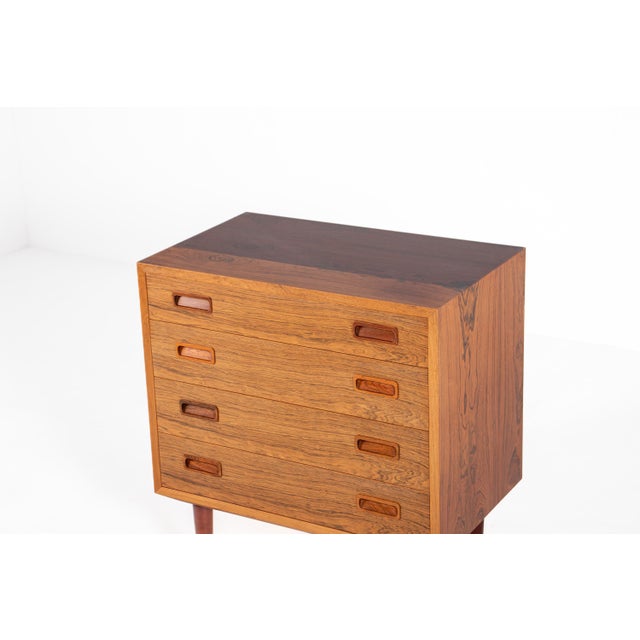 Wood Mid-Century Modern Danish Rosewood Chest of Drawers from Poul Hundevad, 1960s For Sale - Image 7 of 12